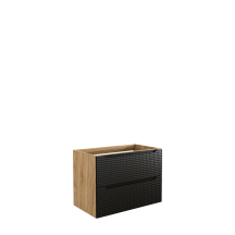 Szafka łazienkowa wisząca pod umywalkę 80 cm 82-80-2S LUXOR BLACK Podstawowe