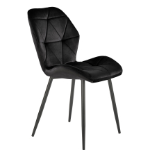 Krzesło metalowe K-453 Czarny Podstawowe