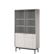 Witryna z ryflowanym szkłem WT104 JAPANDI Podstawowe (2)