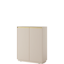 Wysoka komoda z frezowanym frontem KW-104 ROYAL Podstawowe (1)