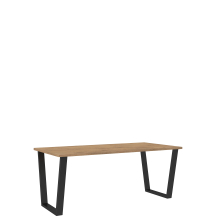 Stół 185x90 CEZAR Dąb Lancelot Podstawowe