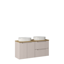 Szafka łazienkowa wisząca z umywalką 120 cm NOVA CASHMERE Podstawowe