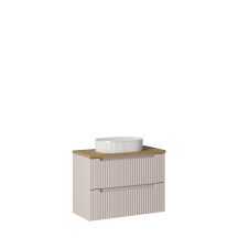 Szafka łazienkowa wisząca z umywalką 80 cm NOVA CASHMERE Podstawowe