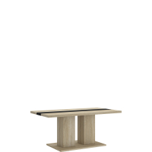 Ława BOSTON Dąb Sonoma / Czarny Podstawowe