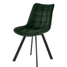 Krzesło metalowe K-332 Ciemny Zielony Podstawowe