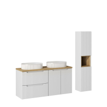 Zestaw mebli do łazienki 120 cm SET-NOW B WHITE Podstawowe