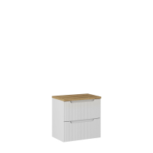 Zestaw szafek łazienkowych z blatem 60 cm NOVA WHITE Podstawowe