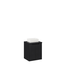 Szafka łazienkowa wisząca z umywalką 50 cm NOVA BLACK Podstawowe