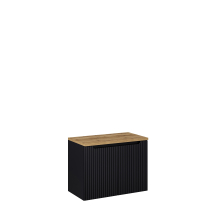 Zestaw szafek łazienkowych z blatem 80 cm NOVA BLACK Podstawowe