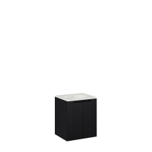 Szafka łazienkowa wisząca z umywalką 50 cm NOVA BLACK Podstawowe