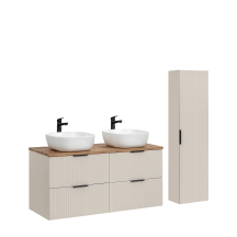 Zestaw mebli do łazienki 120 cm SET-ADC B WOTAN ADEL CASHMERE Podstawowe