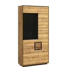 Witryna Lewa II-L drewniana Dziki Dąb olejowany WZ-0625-112 WZ-0625 Podstawowe