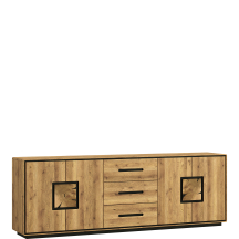 Komoda III drewniana Dziki Dąb olejowany WZ-0625-303 WZ-0625 Podstawowe