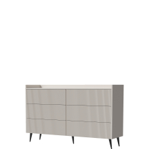 Komoda kaszmir z szufladami frezowane fronty ADEMO Podstawowe