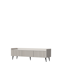 Szafka RTV 150 pod telewizor kaszmir frezowane fronty ADEMO Podstawowe