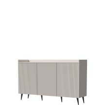 Komoda kaszmir trzydrzwiowa frezowane fronty ADEMO Podstawowe