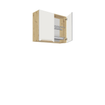 Szafka górna wisząca z ociekarką 2 drzwi 80 cm GLA-53G GLAMOUR WHITE Podstawowe