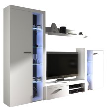 Zestaw mebli do salonu WH01 Biały RUMBA Podstawowe