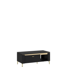 Stolik z szufladą Czarny Mat LAZT01 NORICA Podstawowe