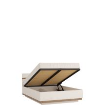 Łóżko 140 x 200 ze stelażem i materacem TYP 97 LINATE Podstawowe