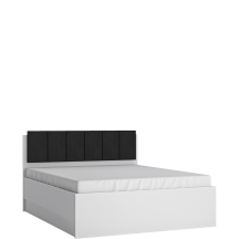 Łóżko 160 x 200 ze stelażem i materacem LYOZ04 LYON BIAŁY Podstawowe