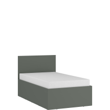 Łóżko 90 x 200 ze stelażem i materacem POZZ01 POZZI Podstawowe