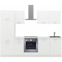 Zestaw mebli kuchennych 260 z blatem Biały TONI Podstawowe