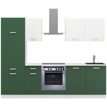 Zestaw mebli kuchennych 260 z blatem Labrador / Biały TONI Podstawowe