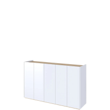 Komoda z oświetleniem EA-01 Biały Połysk EASY Podstawowe