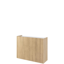 Komoda 4-drzwiowa z oświetleniem EA-02 Dąb Scandi EASY Podstawowe