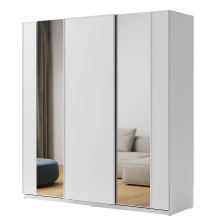 Szafa przesuwna 220 z lustrem MX-05 Biała MAXI Podstawowe