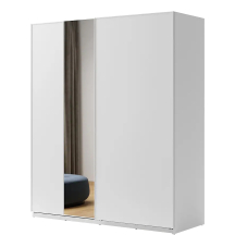 Szafa przesuwna 200 z lustrem MX-04 Biała MAXI Podstawowe