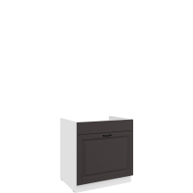 Szafka pod zlewozmywak 1 szuflada 80 ZL 1S STILO GRAFIT MAT Podstawowe (1)