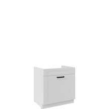 Szafka pod zlewozmywak 1 szuflada 80 ZL 1S LUNA BIAŁY MAT Podstawowe (1)