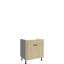 Szafka pod zlewozmywak 1 szuflada 80 ZL 1S SCANDI Podstawowe