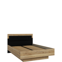 Łóżko 140 x 200 ze stelażem i pojemnikiem BDNL1142-M635 BADERNA Podstawowe