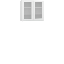 Szafka górna wisząca z witryną 2 drzwi WS80 GAJA Podstawowe (1)