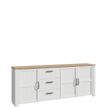 Komoda 220 cm Prawa BHLK241R-M482 CHISBURY Podstawowe