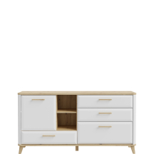 Komoda 170 cm Lewa WRDK233L-M982 WARDIOL Widok z innej strony