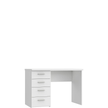 Biurko 110 cm z 4 szufladami NET106 Biały Mat Uni MT935-Z12M Podstawowe