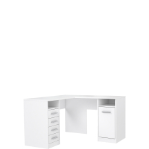 Biurko narożne NET106 Białe OFDB125-120 Podstawowe