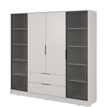 Szafa 4 drzwiowa z dwoma szufladami 4D RD KELLY Podstawowe (2)