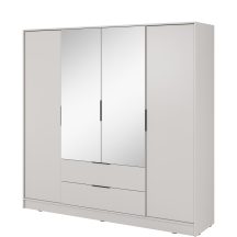Szafa 4 drzwiowa z lustrem 4D L KELLY Podstawowe (2)