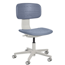 Fotel obrotowy biurowy ROBIN Szary bez podnóżka Podstawowe