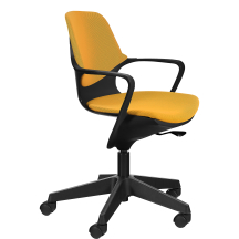 Fotel obrotowy biurowy POGO tapicerowany Podstawowe (1)