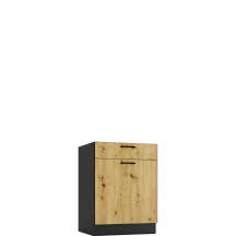 Szafka dolna stojąca 1 drzwi 1 szuflada D60S/1 ANIKA Podstawowe (1)