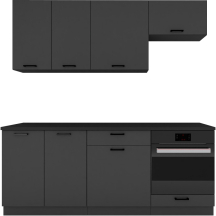 Zestaw mebli kuchennych 2,0 Grafit ANIKA Podstawowe