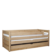 Łóżko drewniane sosnowe TOMI 90 x 200 z dolnym spaniem Podstawowe