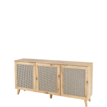 Komoda 3-drzwiowa KM-1 Dąb Artisan BORNEO Podstawowe