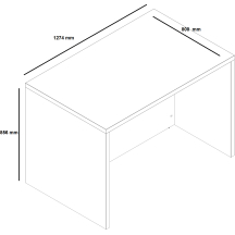Wyspa kuchenna 1276x856 Dąb Złoty Szkic (1)